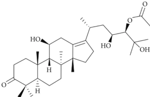 Figure 1: Molecular structure of alisol A 24-acetate.