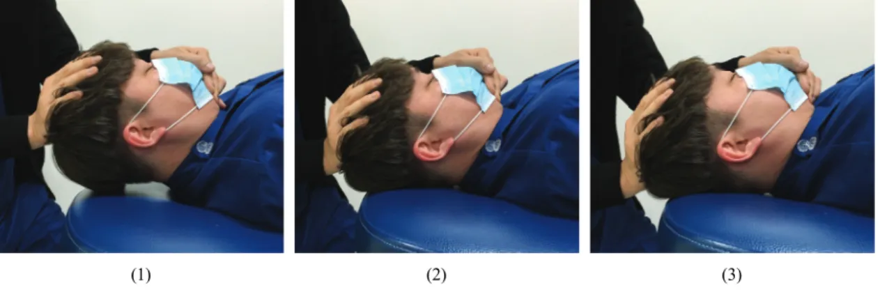 Fig. 1. Strenthening exercise for neck mucsle.