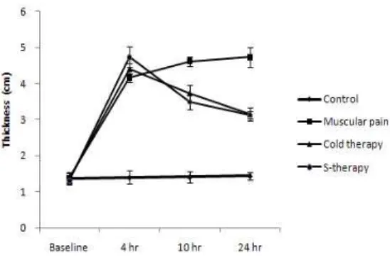 표  3.  Comparison  of  paw  withdrawal  latency  (PWL)  in  each  group  (unit:  second)그림  1