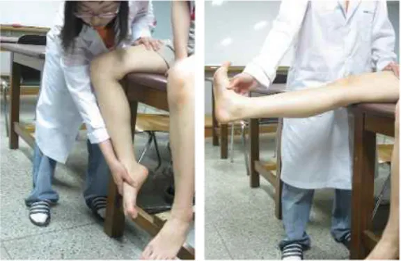 그림  3.  Knee  extension  and  ankle  dorsi  flexion-abduction-external  rotation  pattern