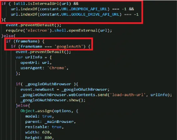 Fig. 17. Program A, Vulnerable Code 2se임에도 취약성이 발견되었는데, 이에 대해서는 5.3.