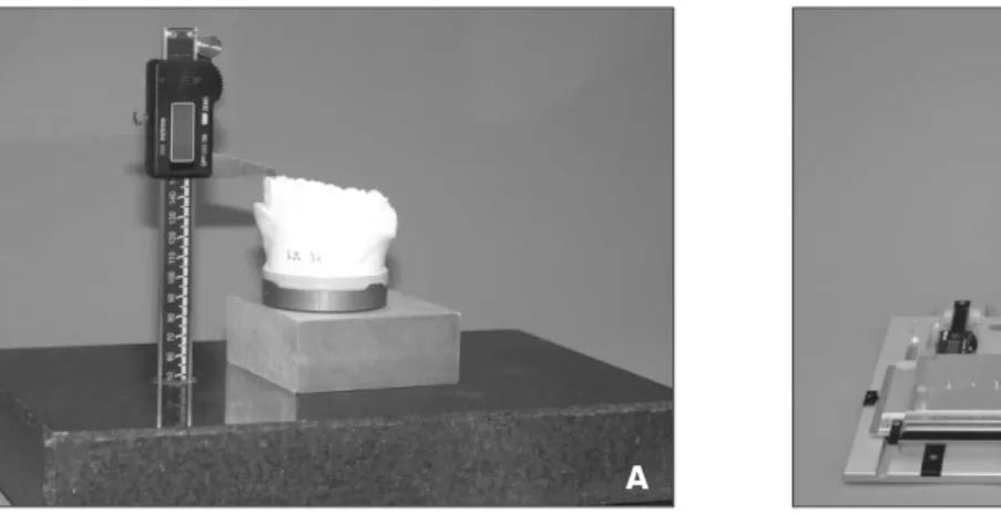 Fig. 2. Model platform and model block. 