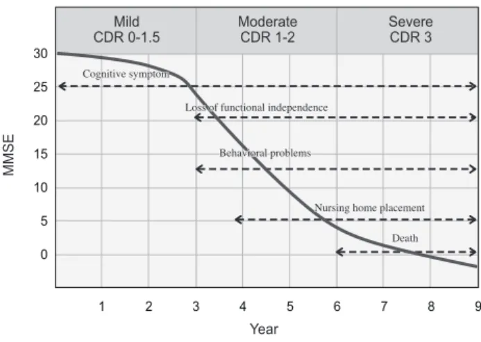 Fig. 1. Clinical disease course of dementia.