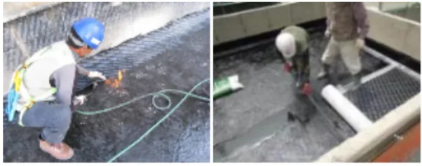 Fig.  6.  Liquid-applied  membrane  waterproofing  construction  Method