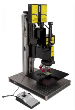 Fig. 1. Riscure’s dobule laser injection system