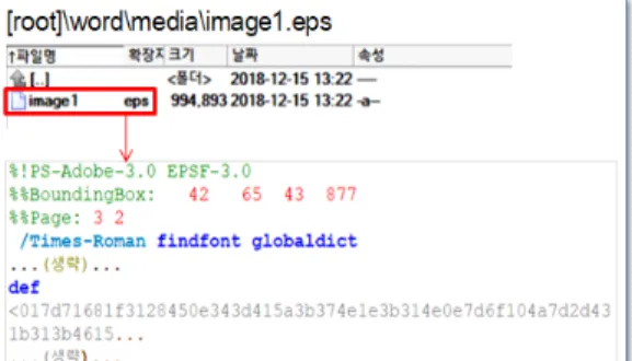 Fig. 11. EPS binary included script