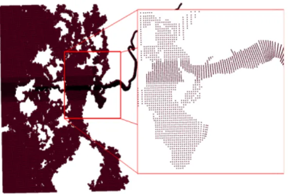 Figure 2. Point Layer Creation using Center Points of  Raster by ‘Add XY Data’ in ArcGIS