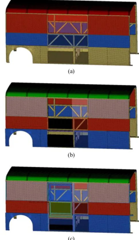 Fig.  3.  Finite  element  models