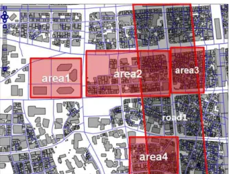 Figure  7.  Policy  Design  Screen  of  Scenario 으로 적군의 습격에 대비하고자 한다.  작전이 시작되 면 정책이 시행되며 임의의 일반 이용자인 hoban에게 는  해당  작전  지역의  어떠한  공간  객체도  반환하지  못하도록 하였다