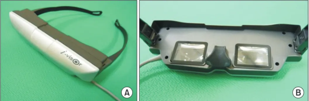 Fig. 1. A picture of head-mounted 