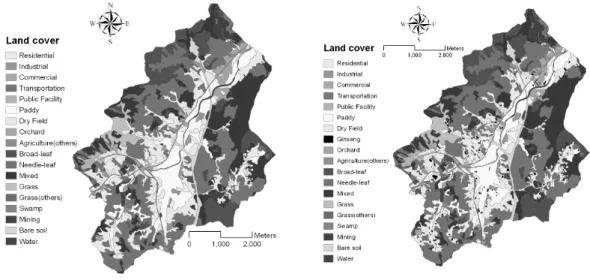 Table  1.  Analysis  of  land  cover  in  chupung  river  basin.