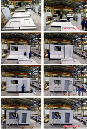 Fig. 6. Composite panel manufacturing