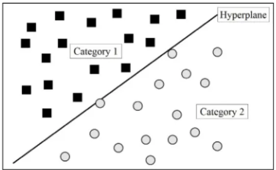 Fig. 1. Separating hyperplane