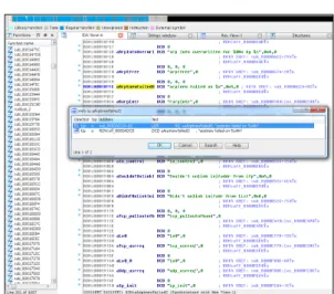 Fig. 4. Base address analysis tool
