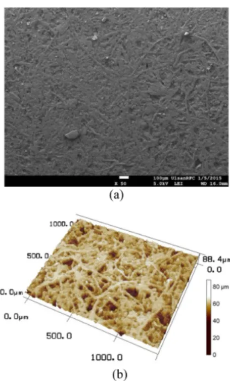 Fig. 2. Force-displacement curve measurement result using DMA.