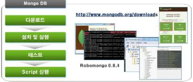 Figure 17. Mongo DB  설치  개요 
