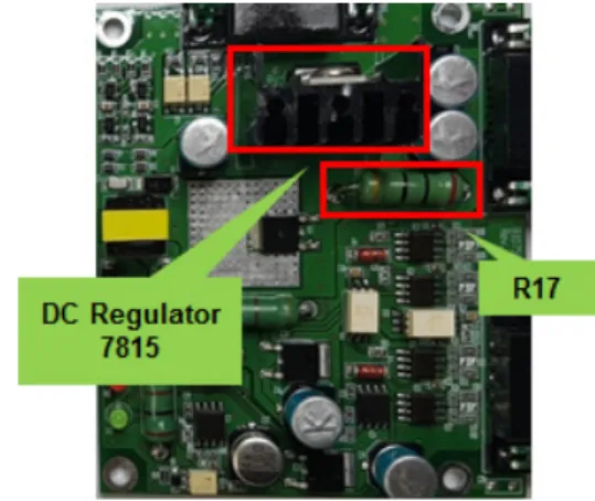Fig. 5. The figuration of PCB(front side)