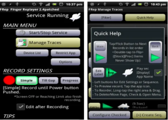 Fig. 7. FRep’s User Interface