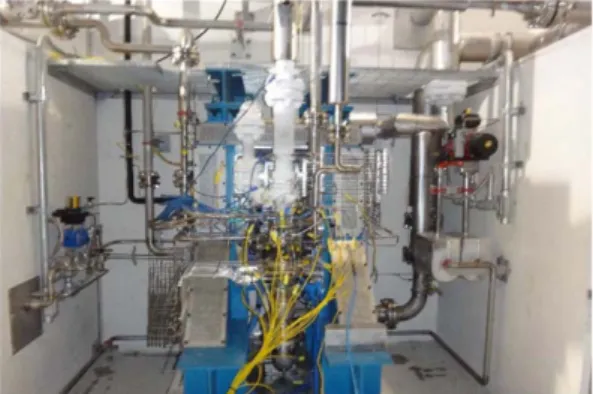Fig. 8. 7-ton class turbopump real-propellant test.