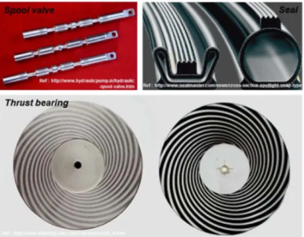 Fig. 2. Damage of machine components by foreign materials.