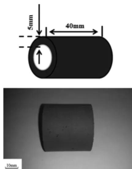 Fig. 2. MR Elastomer specimen for rolling friction test.