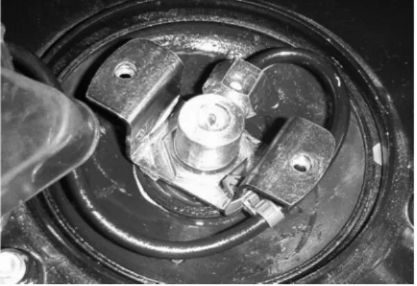 Fig. 6. Air leakage example of air hose assembled with shock absorber.