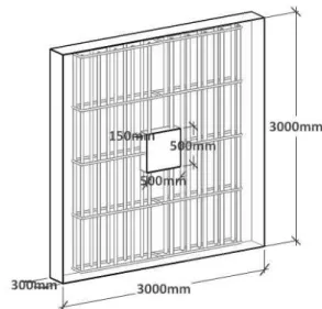 Table 2. Mix proportion of high strength concreteFigure 2. Specimen of small size for actual size