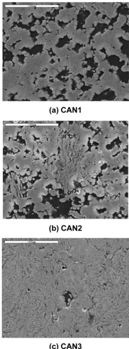 Fig. 1. Schematic diagram of hot press. Fig. 2. Microstructure on each powder compact.