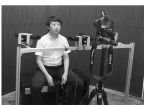 Fig. 4. Apply the pass-through filter to data from  each Kinect.  3.2 데이터 취득을 위한 전처리 과정 및 데이터 취득 다중-키넥트를 사용하는 데 있어 가장 먼저 해결해 야  하는  부분은  적외선  센서끼리의  간섭현상 (interference)이다