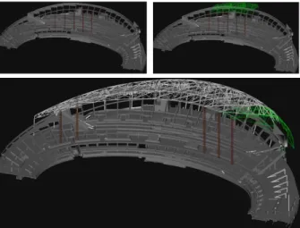 Figure 4. Simulation of temporary bent installation (Source: Daelim Industrial Cooperation)