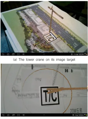 Figure 1. 3D model on the image target in AR