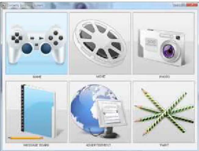 Fig. 8 Wallpaper division and settings UI