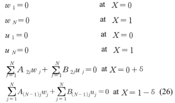 Table  1  presents  the  results  of  convergence  studies  relative  to  the  number  of  grid  point  N and  a  very  small  distance   for  the  case  of  both  ends  clamped    with      neglecting  extensibility  of  a  curved 