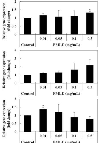 Fig. 4. Effect of fermented mulberry leaf extract on the uptake of 2DG in L6 myotubes