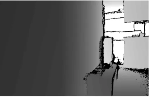 Fig. 1 Example of Measurement Failure Pixels in Depth Picture