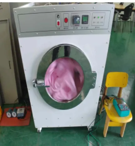 Fig. 1 The Dryer Fabricated with a Heat Source Using Carbon Nanofiber Lamp