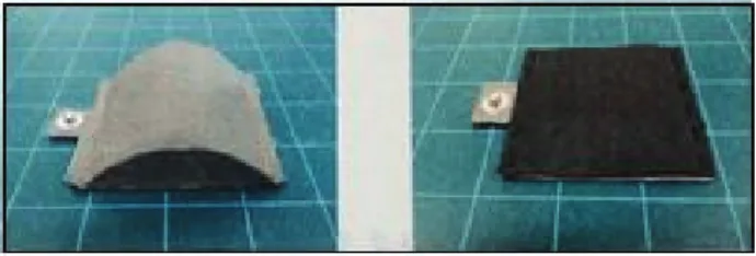 Fig. 6. Sensing efficiency of the textile respiration sensor based  on surface area changes(Lee et al., 2017)