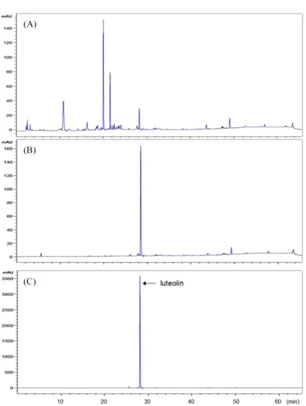 Table 3. Antioxidant activities of aglycone fraction from methanol extract of  Codonopsis lanceolata leaves by DPPH radical scavenging assay and reducing power assay