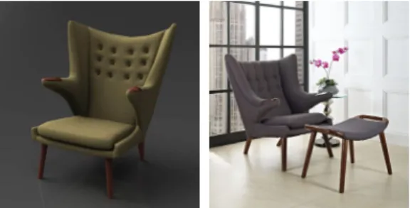Fig. 15. Chinese Chairs. Fig. 16. PaPa Bear Chairs.