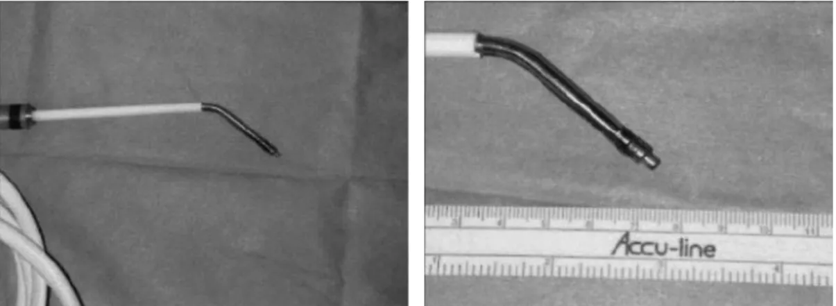 Fig. 13. AFx  FLEX-4  Microwave  probe  and  series  1000  generator.  Grounding  pads  are  not  required