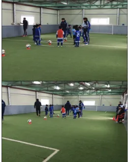 Fig. 2. Observational research at a children's soccer class