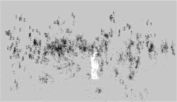 Figure 11. example of experimental result 프로그램에  적용되는  연산용  데이터는  [Count,  X_Gaze, Y_Gaze]와 같이 데이터의 일렬번호와 좌표  데이터이다