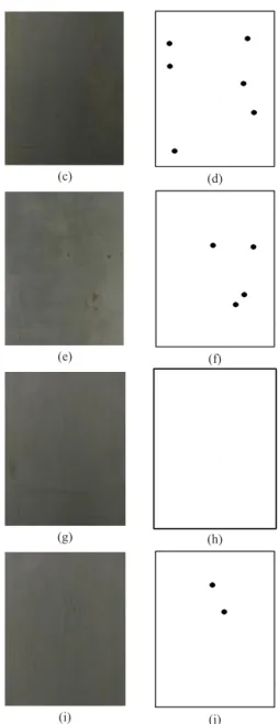 Fig. 6.  anticorrosion characteristics of phosphate surface  depending on the iron content (a)3.1 point of iron  content (b)3.1 point of iron content (c)3.8 point of  iron content (d)3.8 point of iron content (e)4.5  point of iron content (f)4.5 point of i