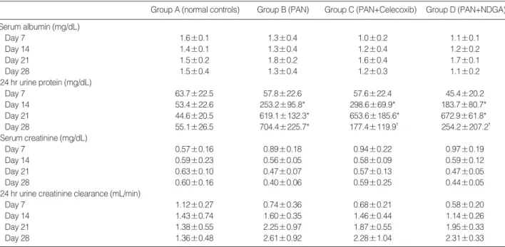 Fig. 1. Schematic of the treatment schedule. After three days of acclimation, test animals were injected intraperitoneally on day 0 with PAN 75 mg/kg, and then 7 days later with 150 mg/kg