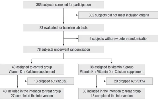 Fig. 1. Screening, randomization and follow  up for study subjects. 