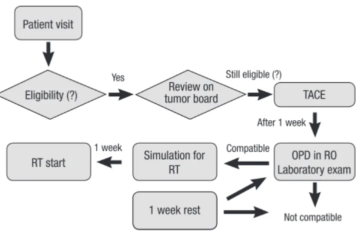 Fig. 1 shows the summary of study design. All eligible patients  were first treated by TACE