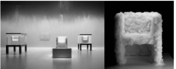 Fig. 4. VENUS-Natural Crystal Chair, Tokujin Yoshi-  oka, 2008. 리된 영역에 놓고 자연을 인간이 개척하고 개발해 야 할 대상으로 바라보는 이원론적인 관점을 취한 다