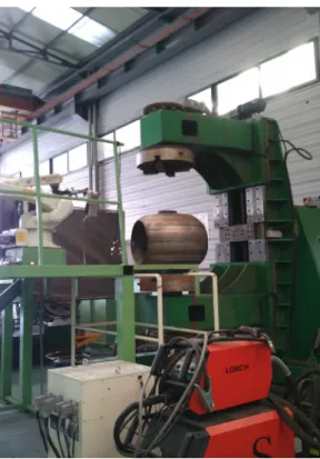 Fig. 1.  Configuration of Overlay Welding Automation  System for Ball-valve