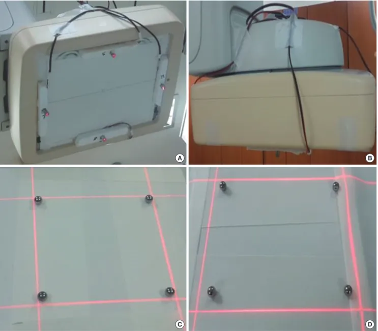 Fig. 2. The RLBC mounted on the instrument. (A) The detector with RLBC as seen from the bottom