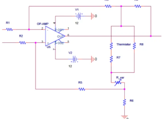 Fig.  10. Resistance of resistor and NTC thermistor  combinations versus temperature
